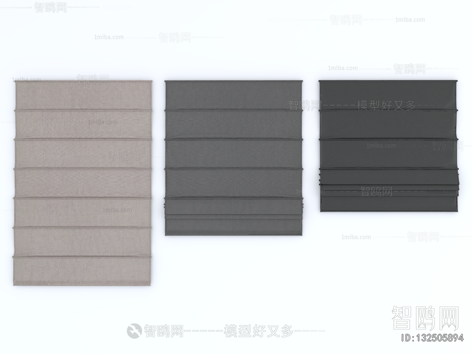 New Chinese Style Roman Curtain