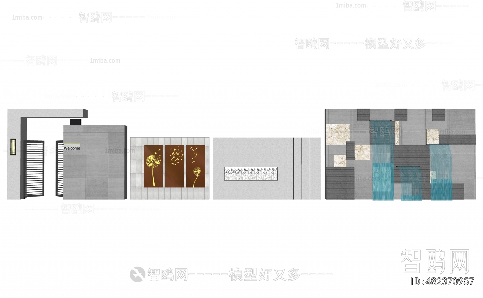 Modern Landscape Wall