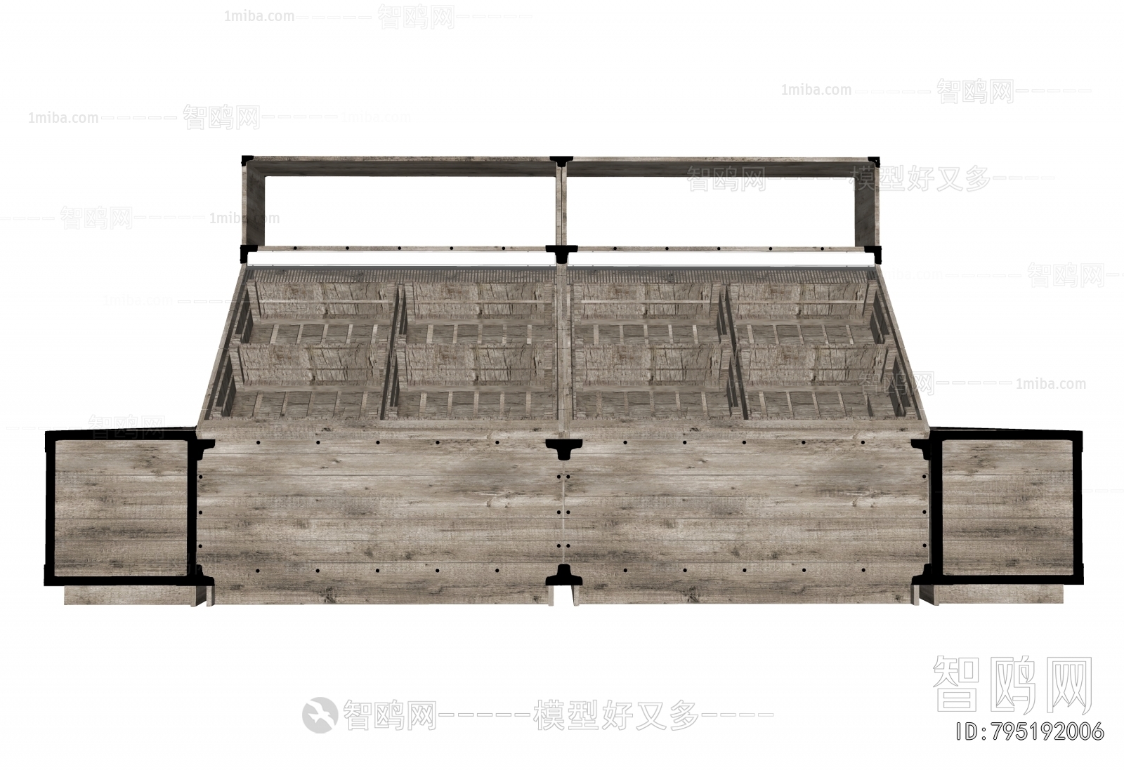 Modern Supermarket Shelf