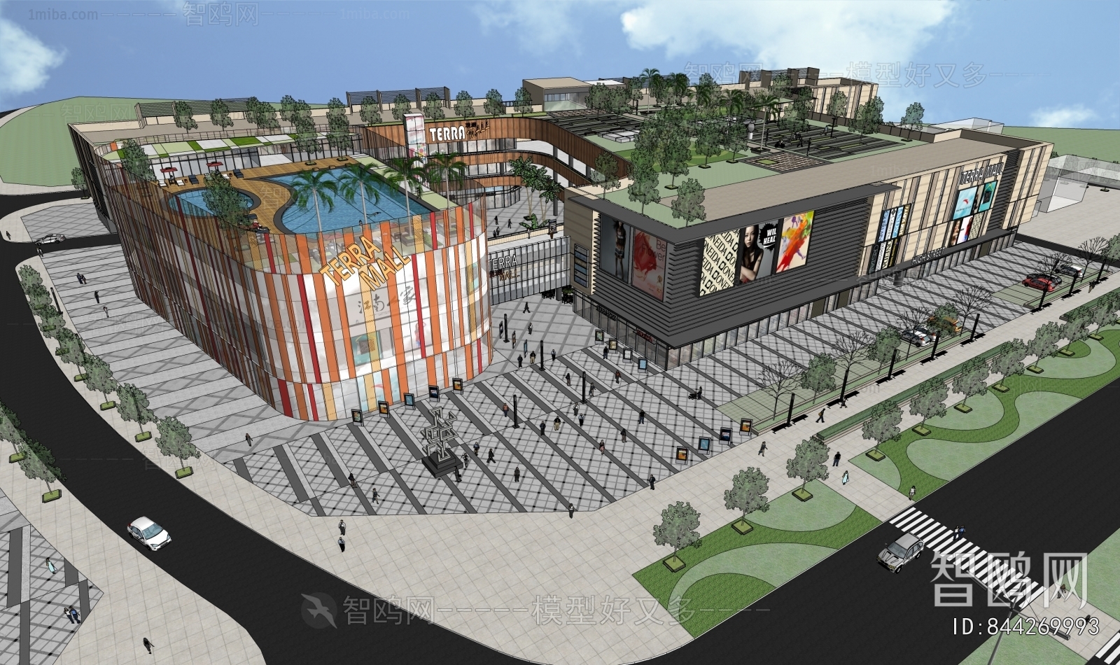 Modern Appearance Of Commercial Building