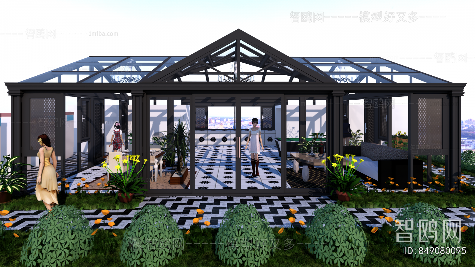 Modern Glass Sunshine Room