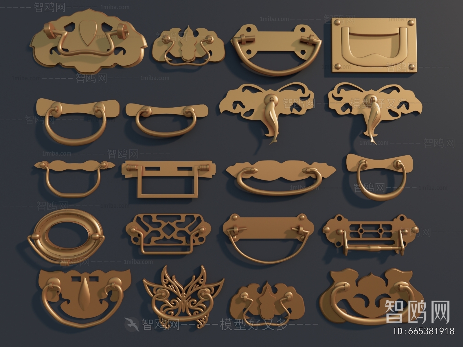 Chinese Style Door Handle