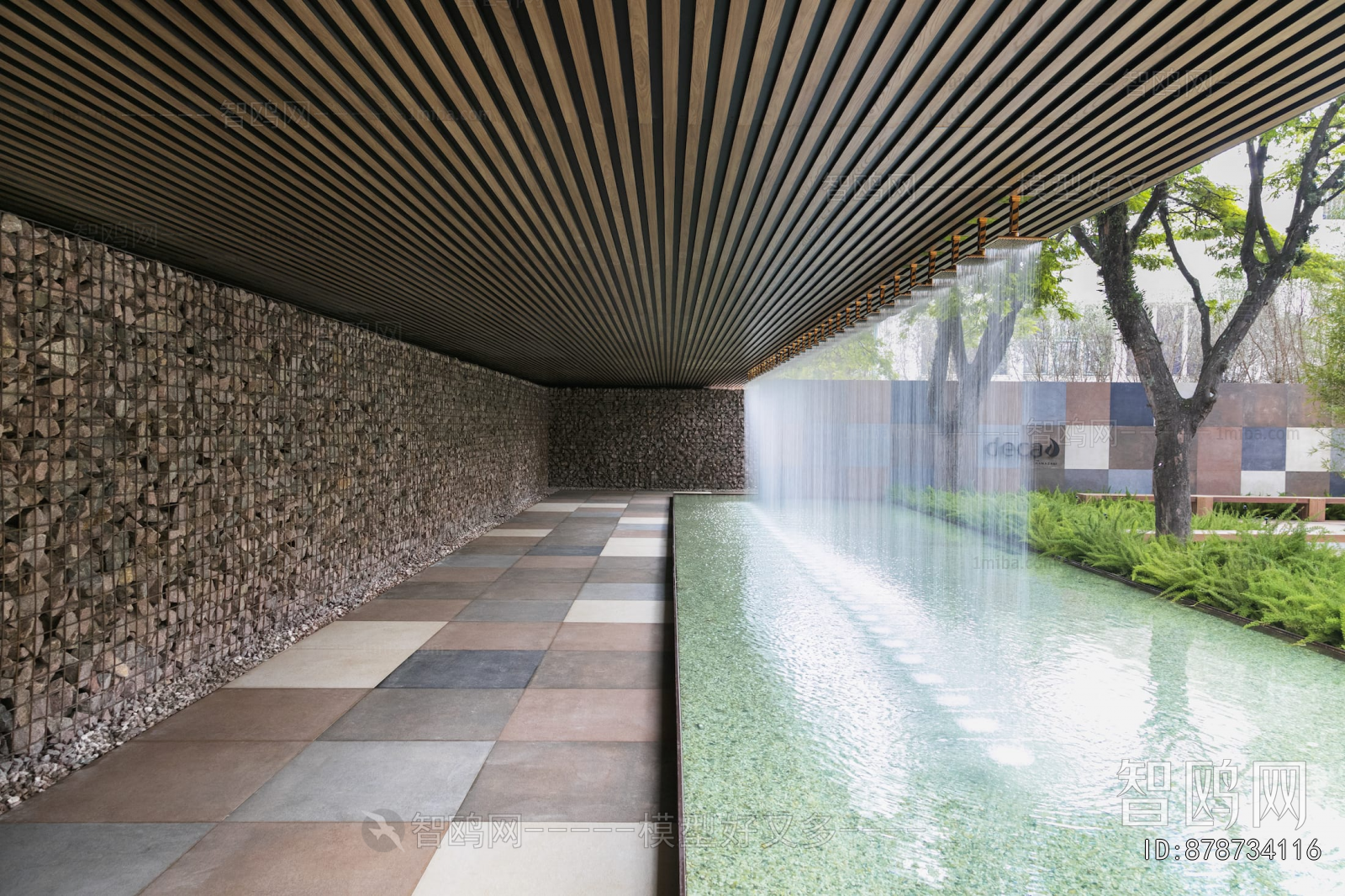 Modern Park Landscape