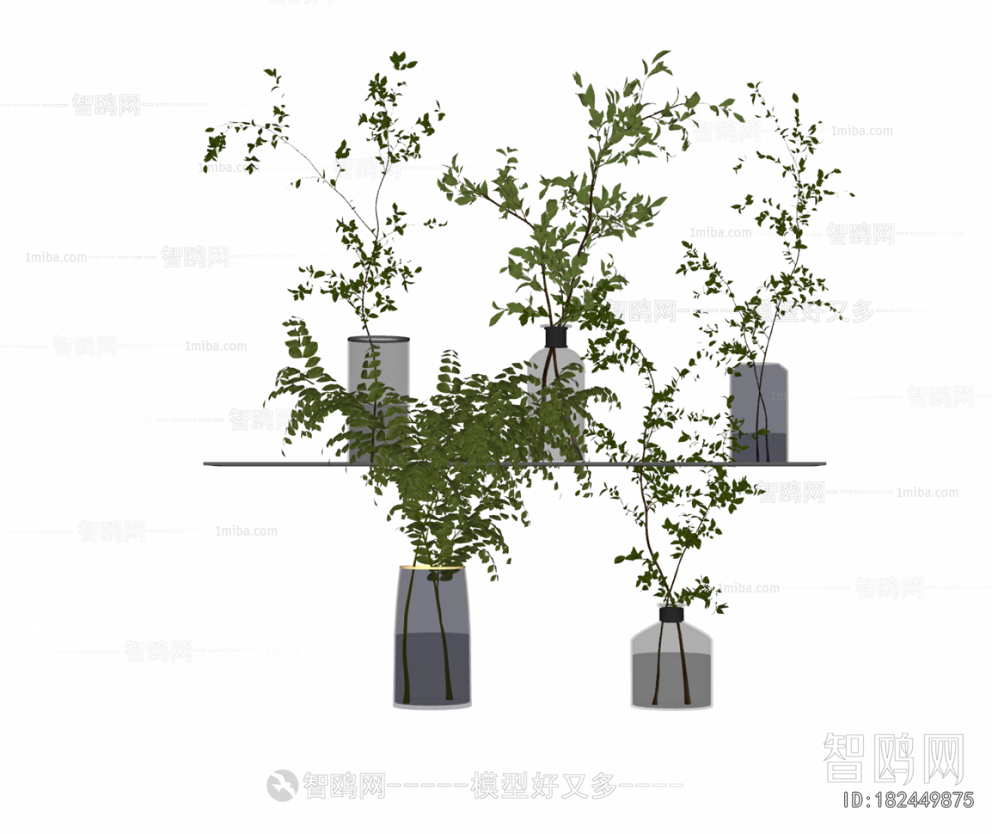 Modern Aquatic Green Plant