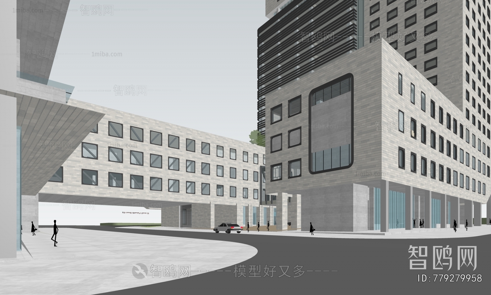 Modern Appearance Of Commercial Building