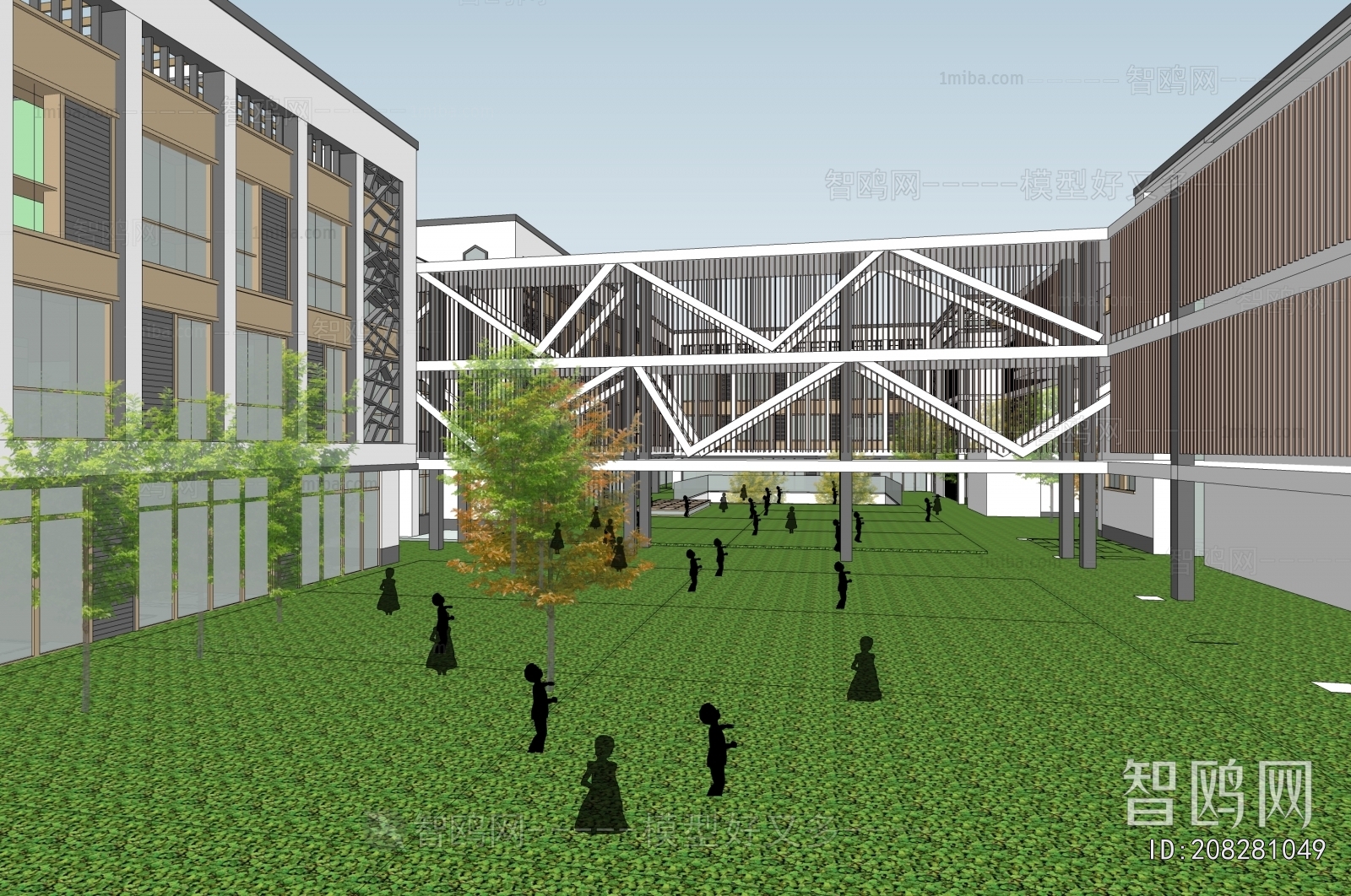 Modern School Building