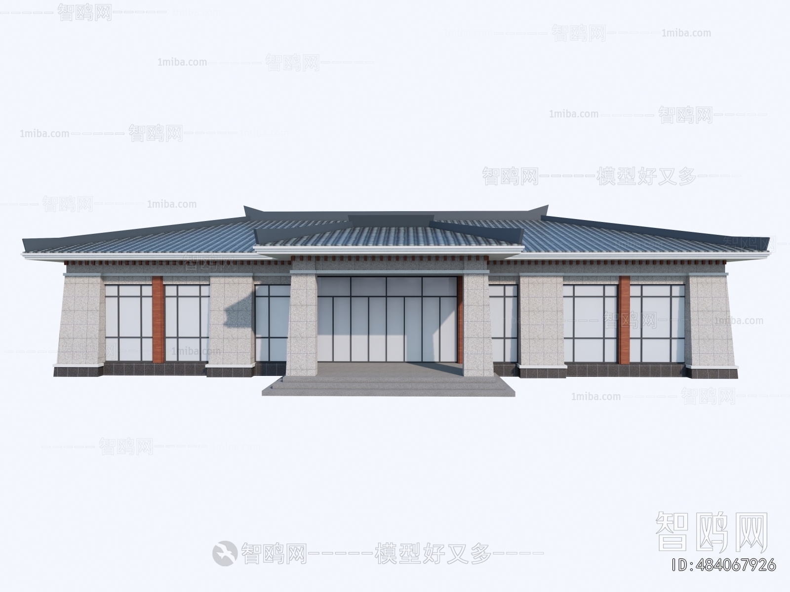 New Chinese Style Architecture Of Artistic Style