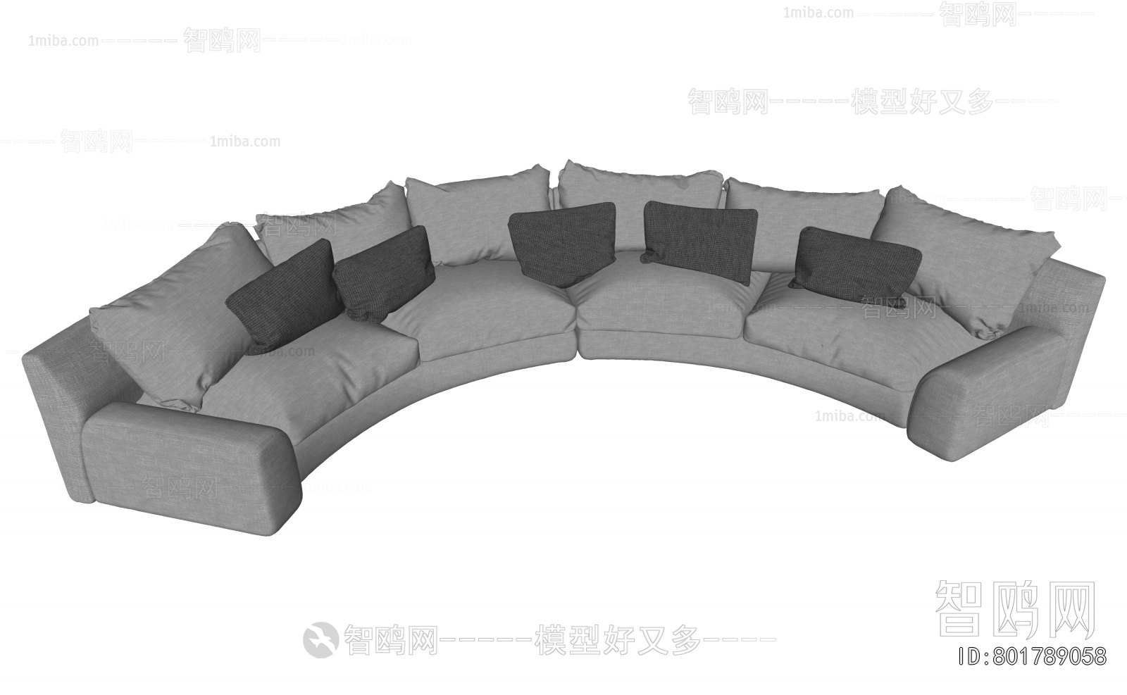 Modern Curved Sofa