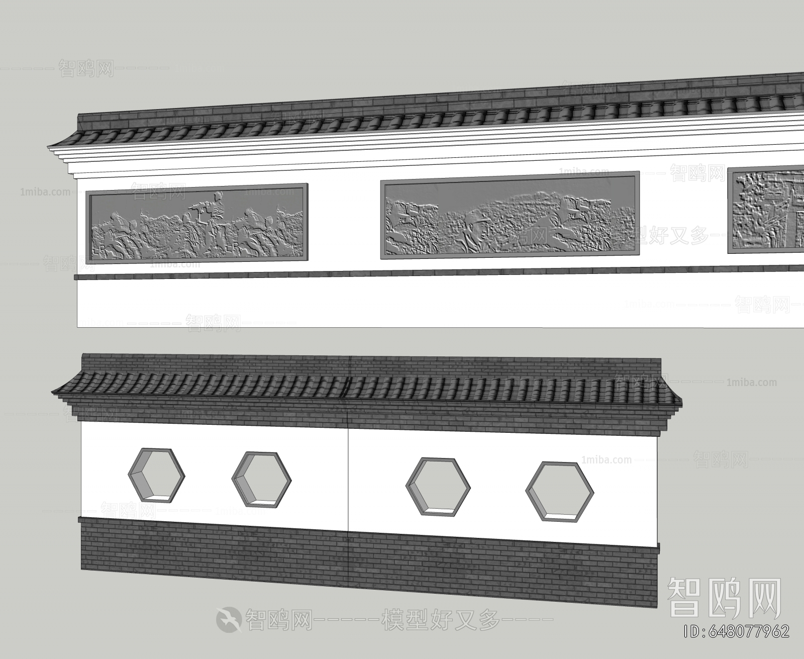 Chinese Style Landscape Wall