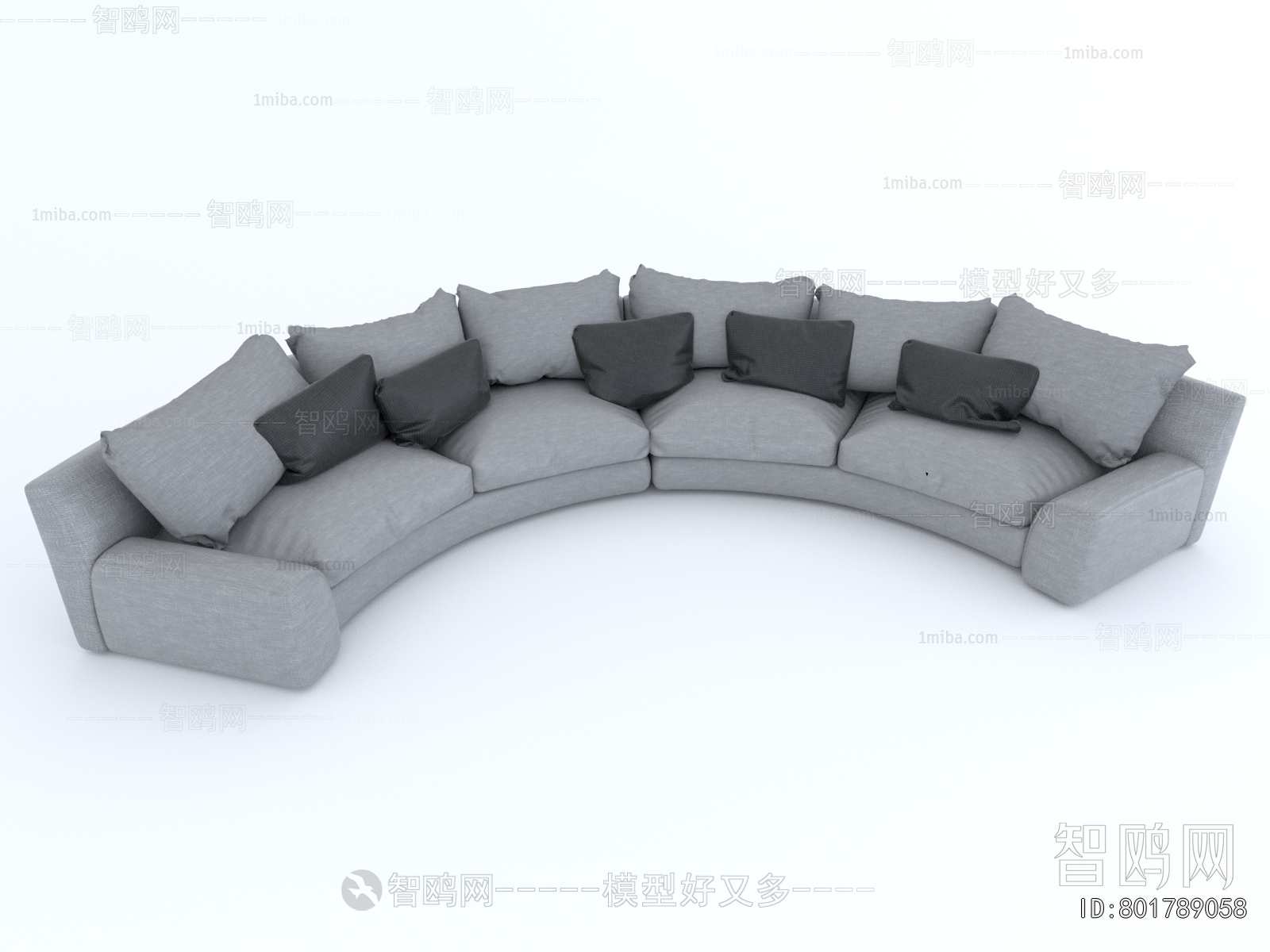 Modern Curved Sofa