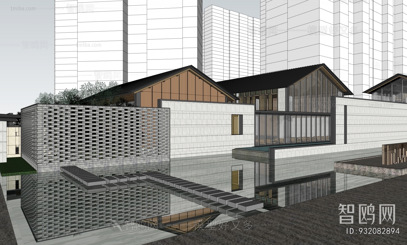 New Chinese Style Commercial Street