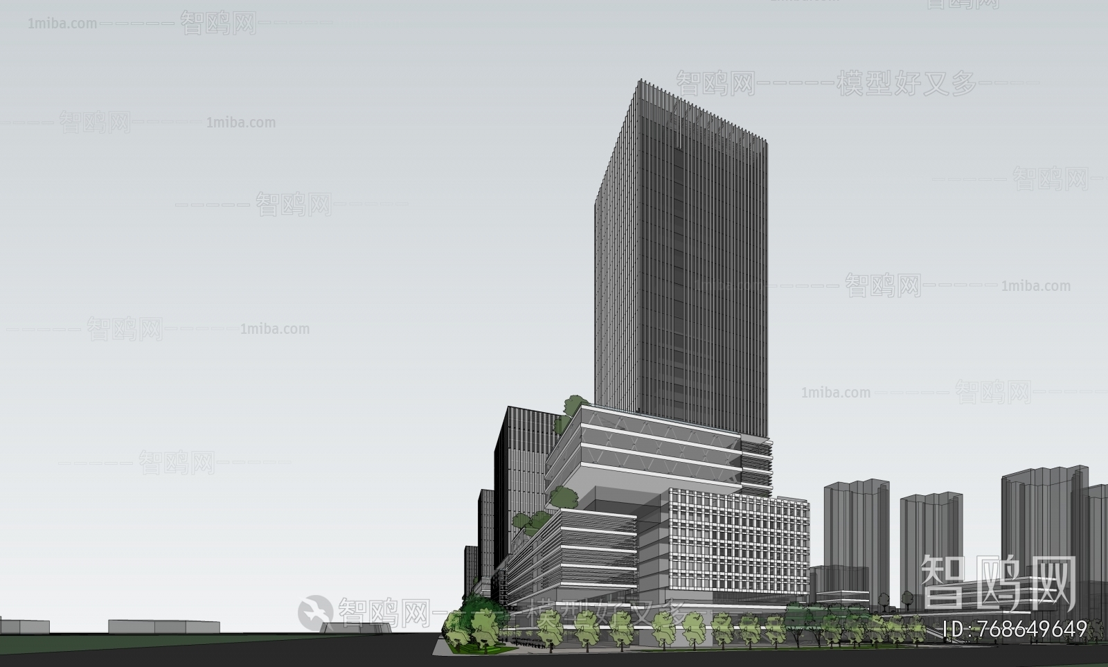 Modern Appearance Of Commercial Building