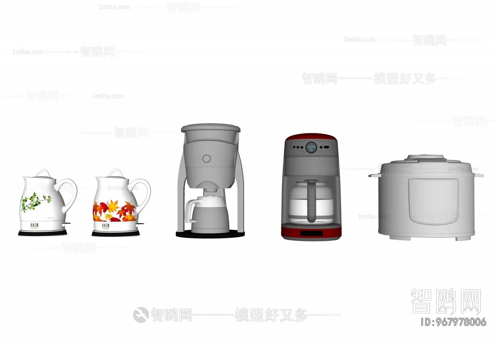 Modern Electric Kitchen Appliances