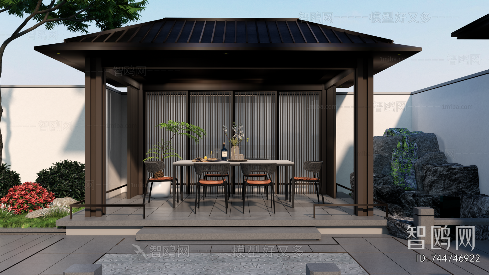 New Chinese Style Courtyard/landscape