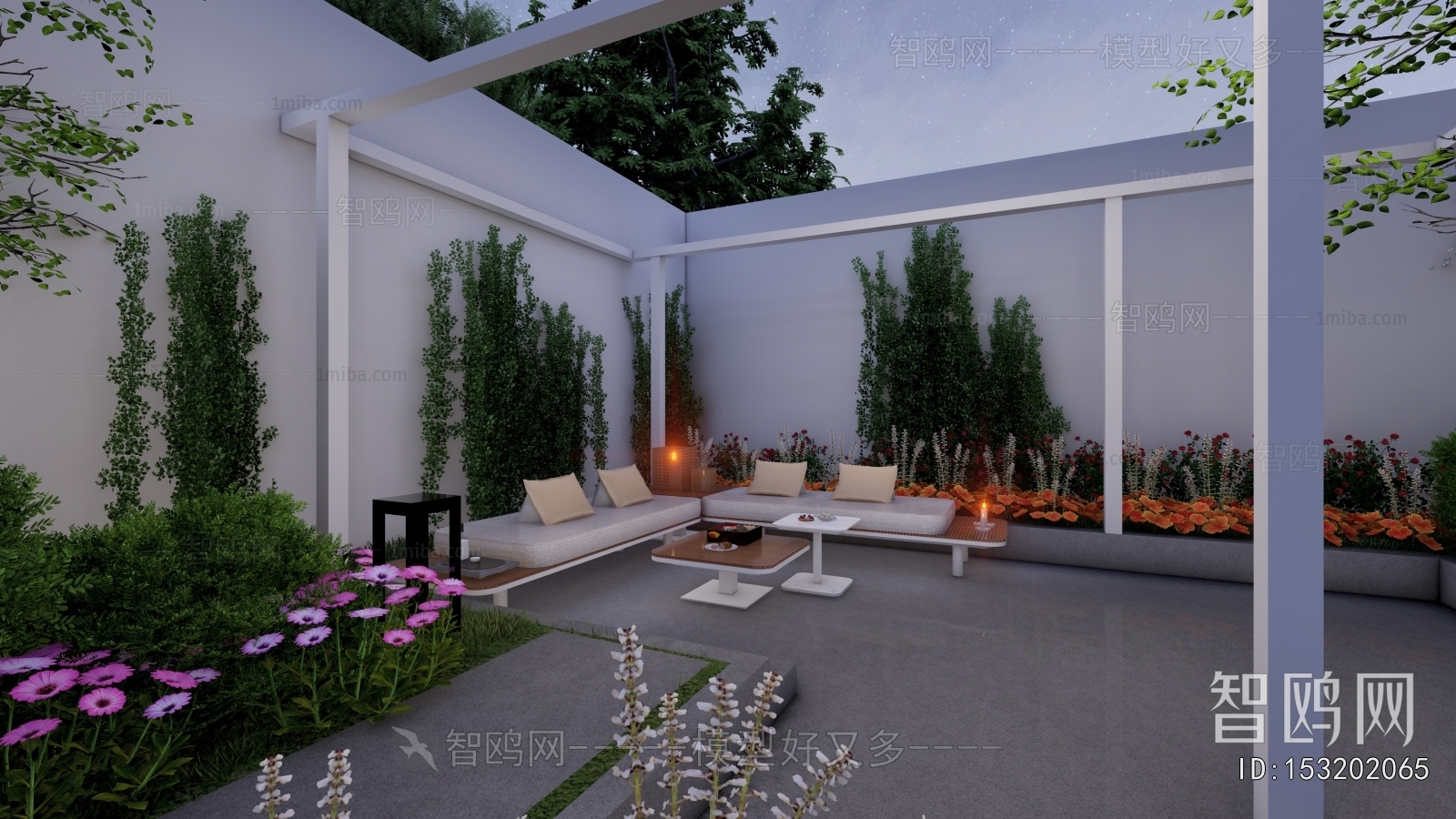 Modern Courtyard/landscape