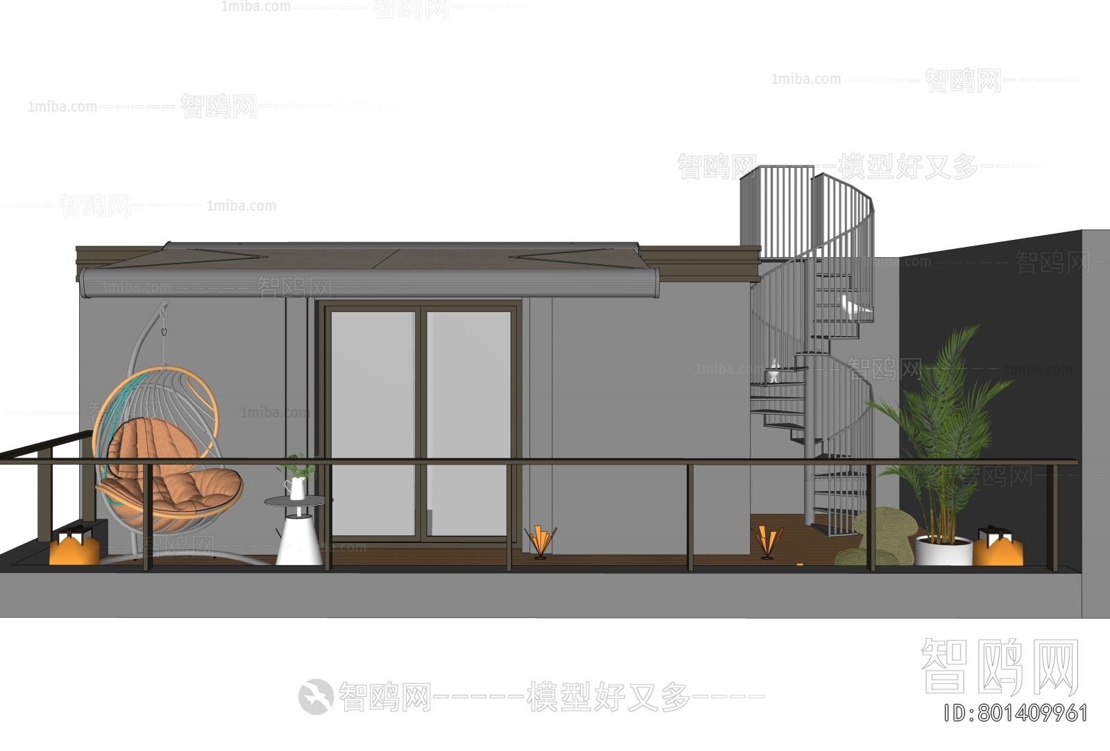 Modern Leisure Balcony