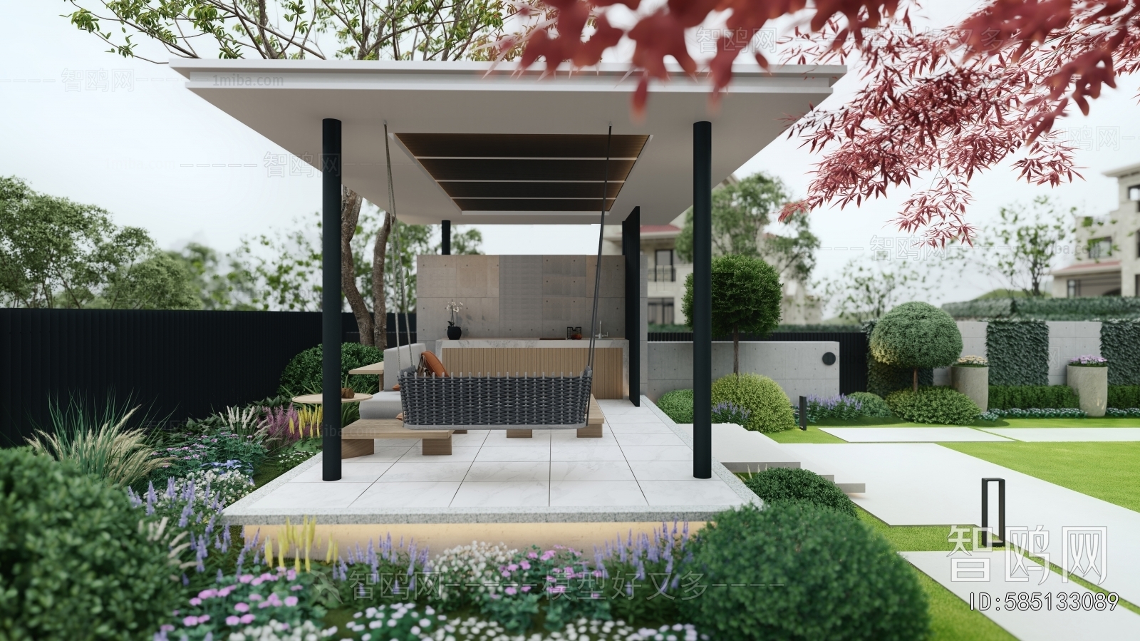 Modern Courtyard/landscape