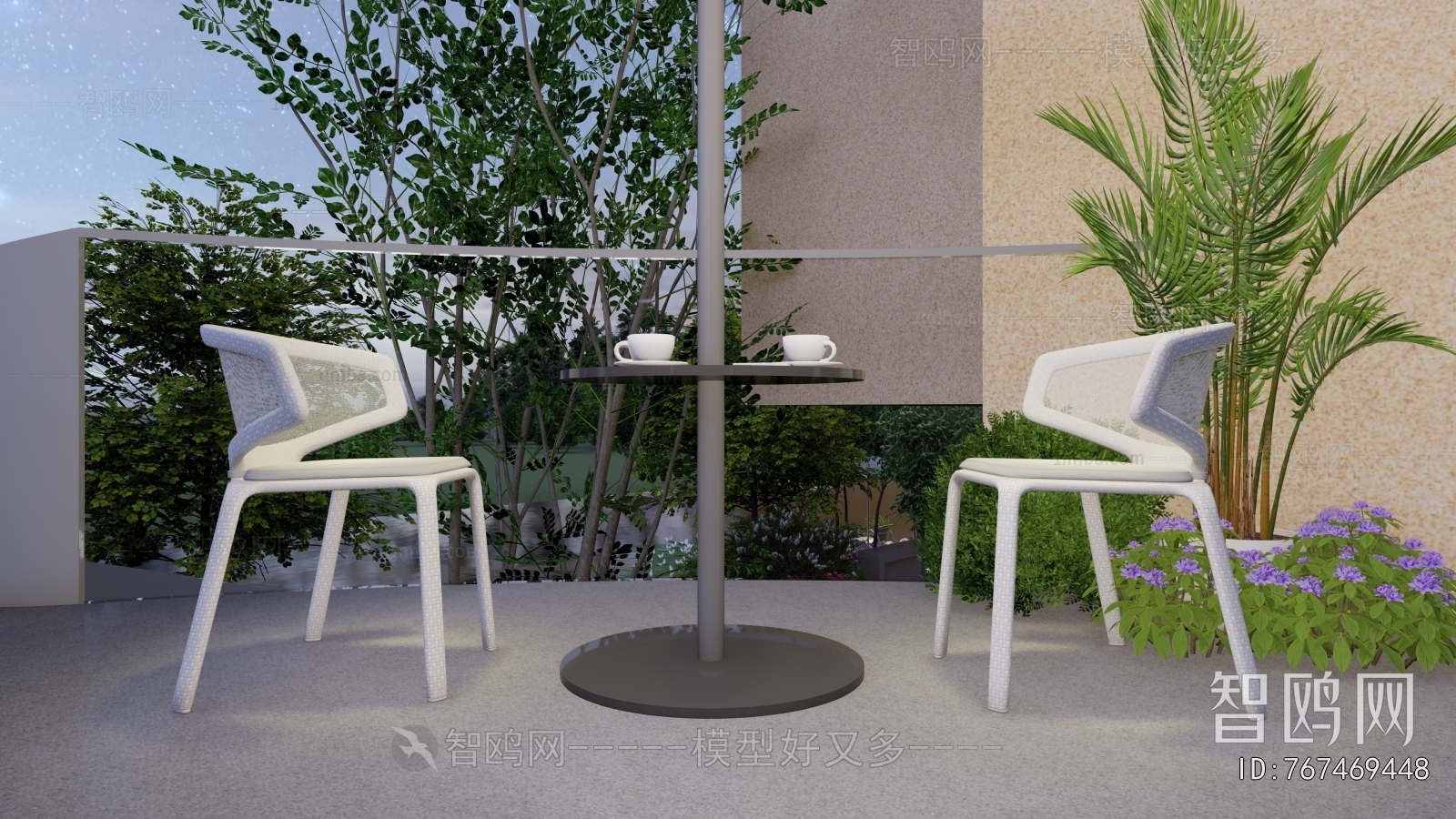 Modern Courtyard/landscape