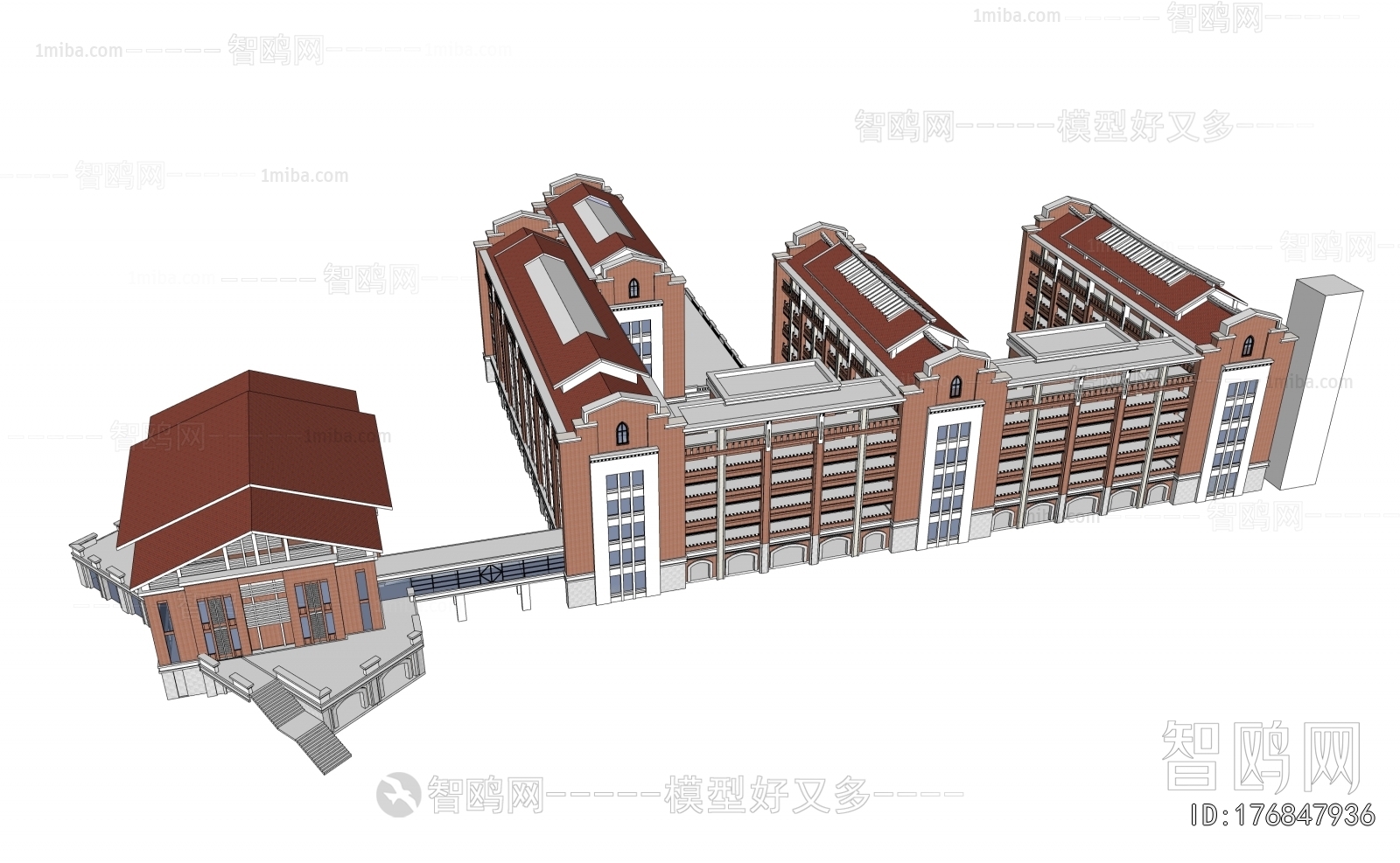 Modern School Building