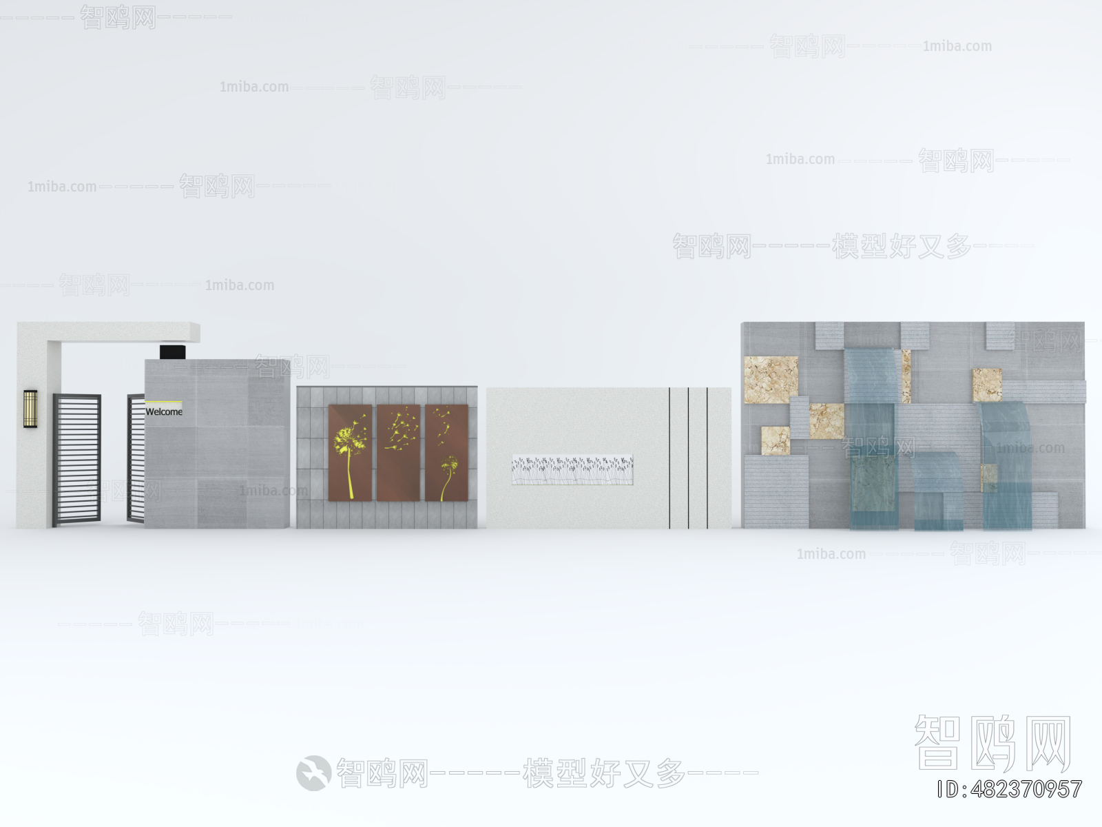 Modern Landscape Wall