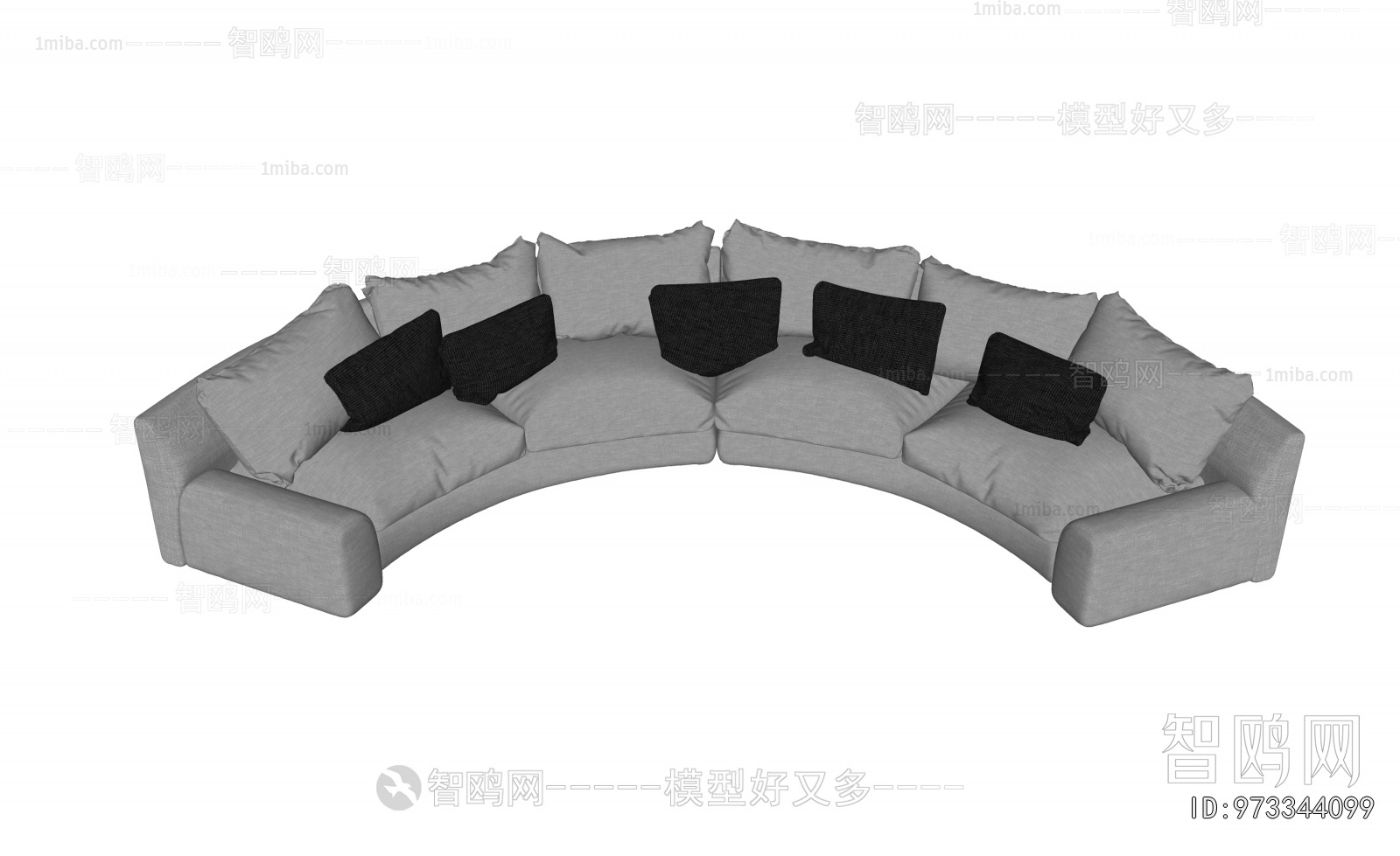 Modern Curved Sofa