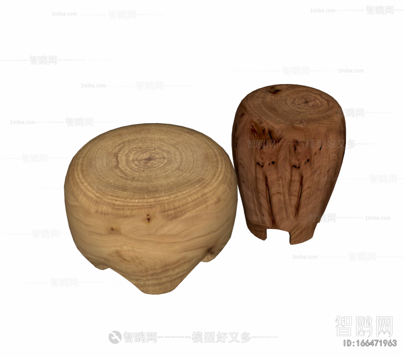 Wabi-sabi Style Stool