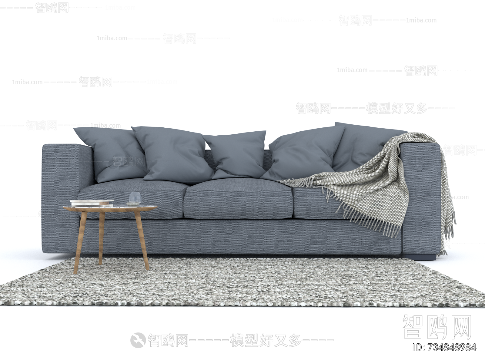 Modern Three-seat Sofa