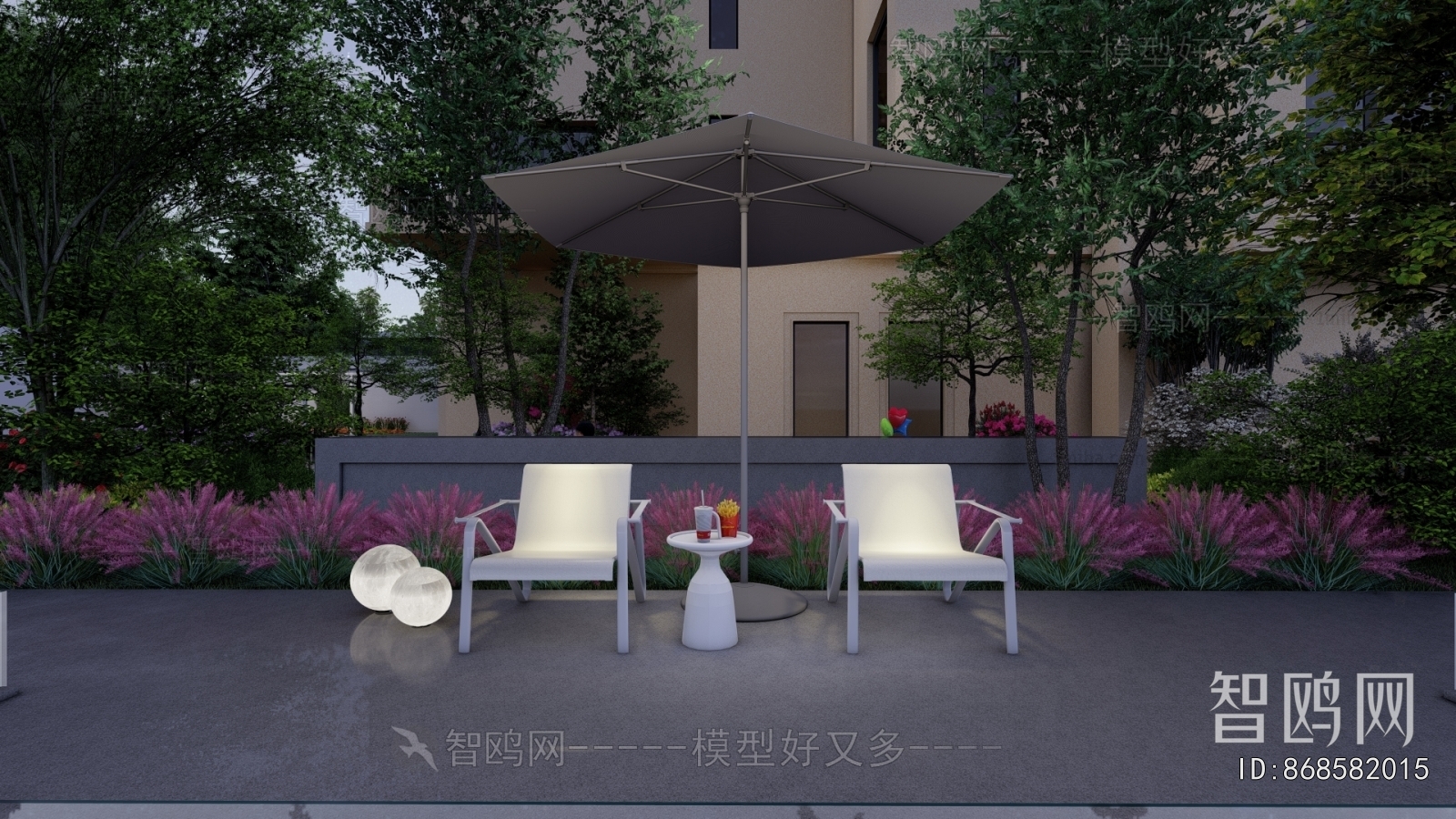 Modern Courtyard/landscape