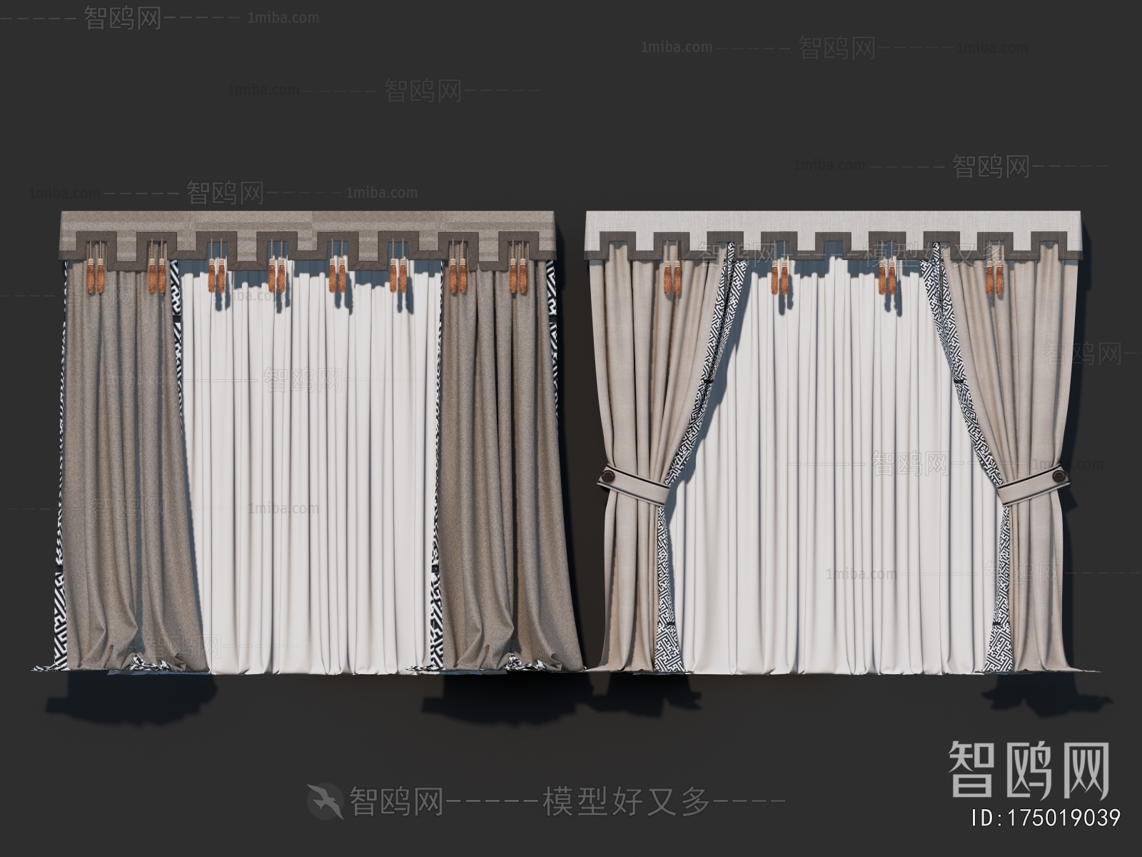 New Chinese Style The Curtain