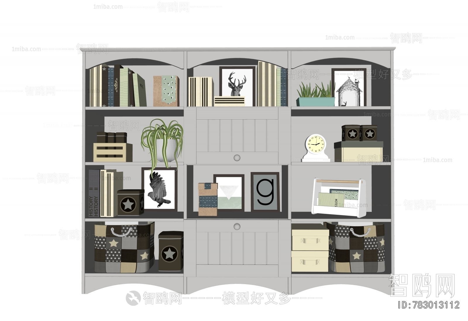 Nordic Style Bookcase