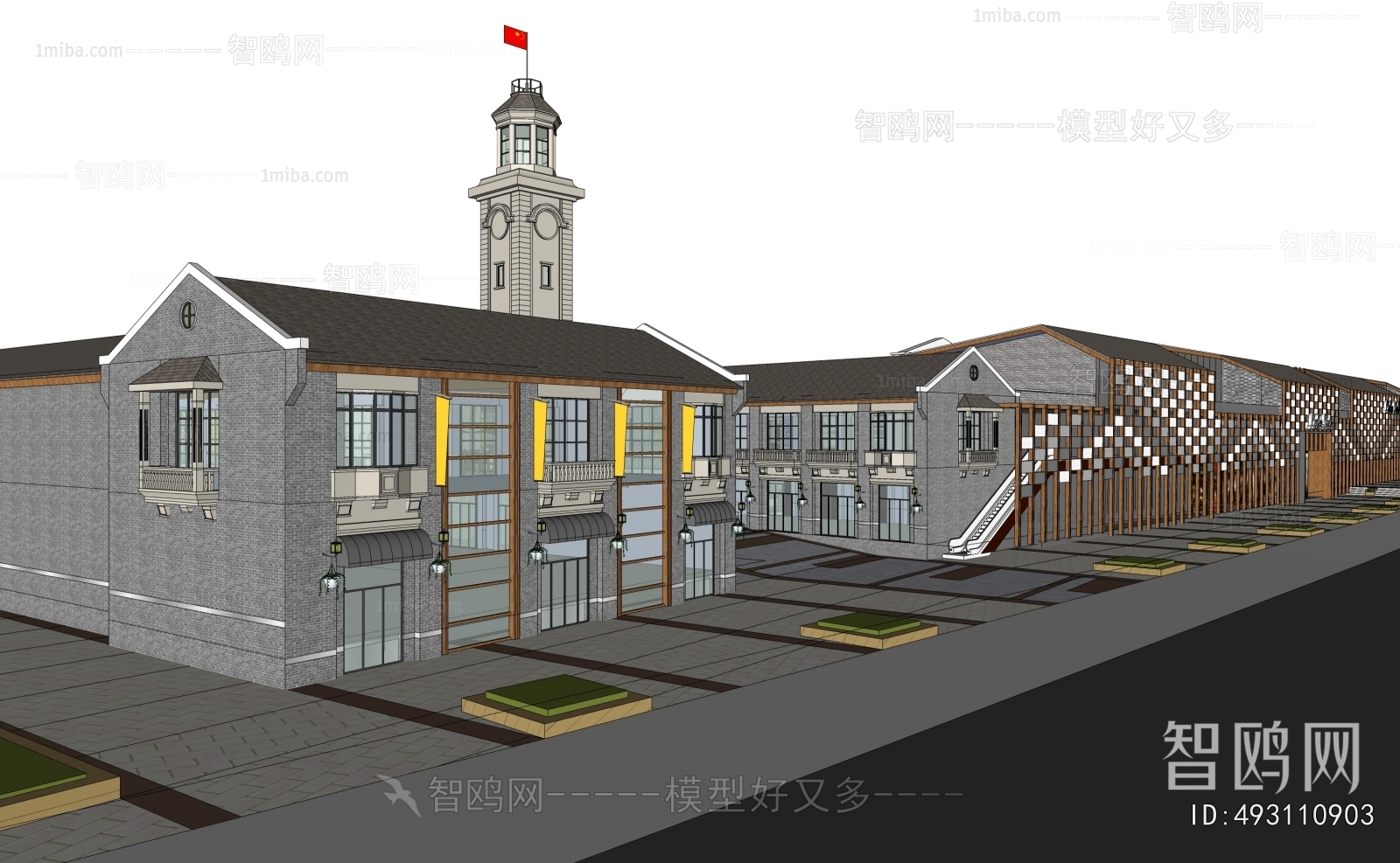 New Chinese Style Commercial Street