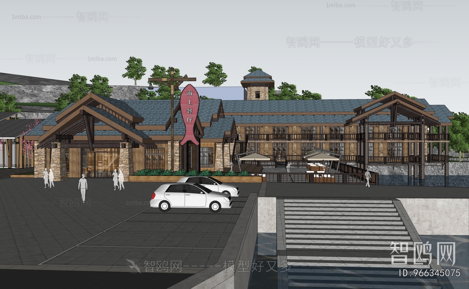 New Chinese Style Commercial Street