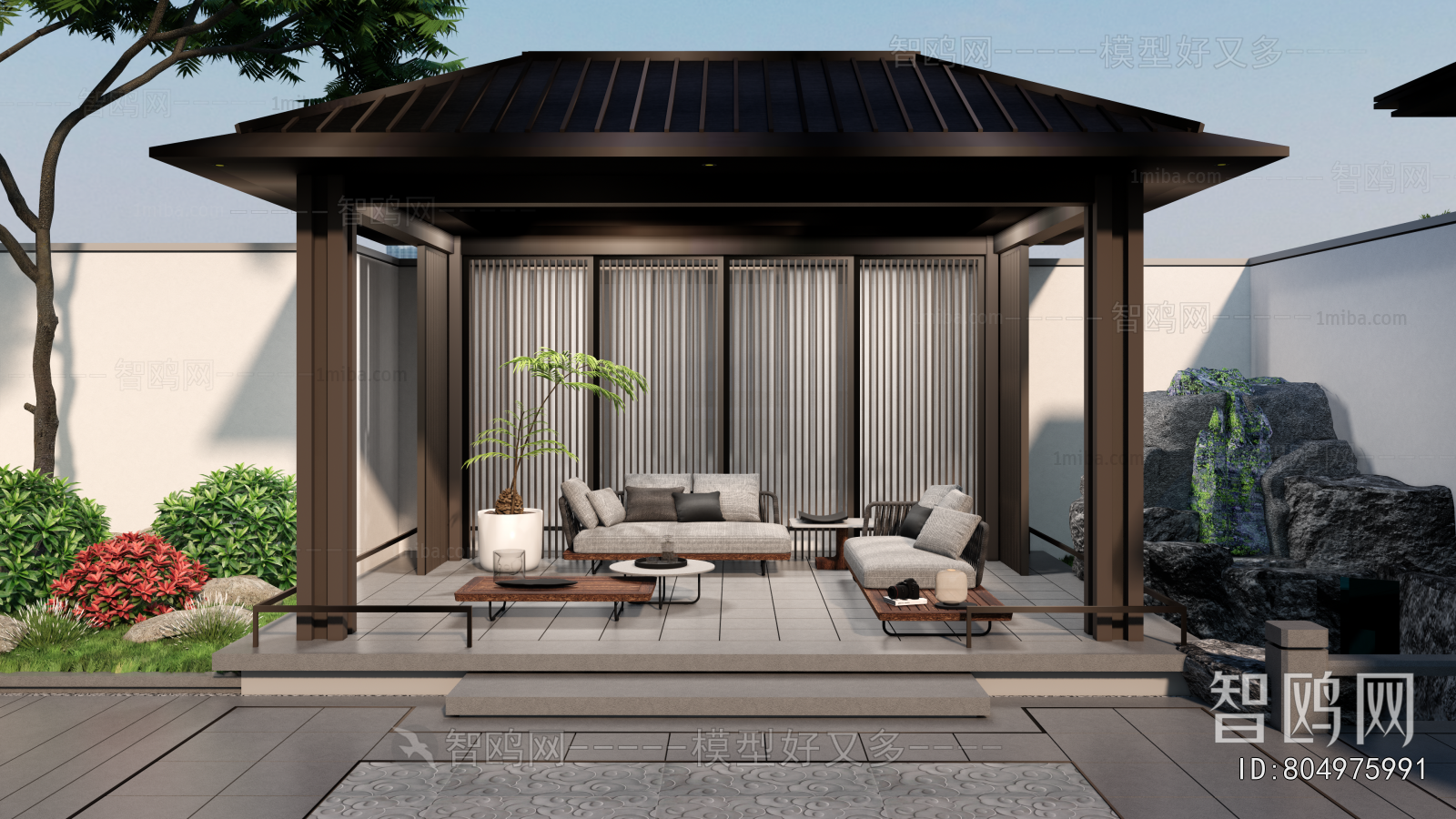 New Chinese Style Courtyard/landscape
