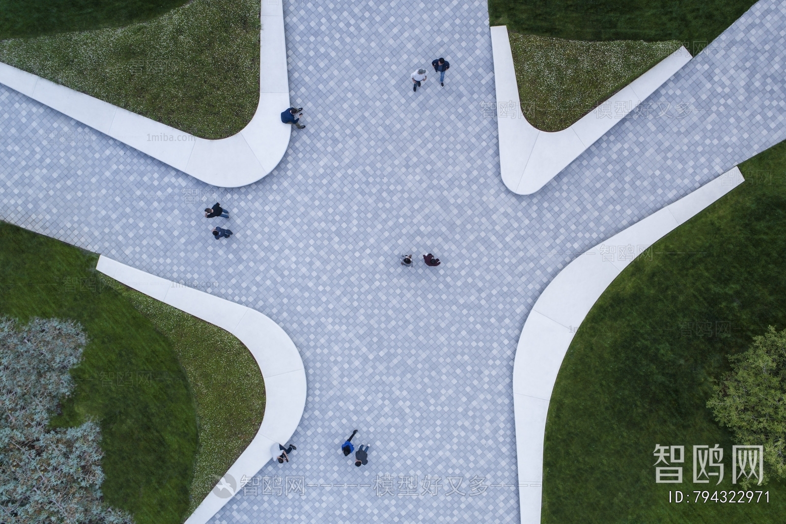 Modern Park Landscape