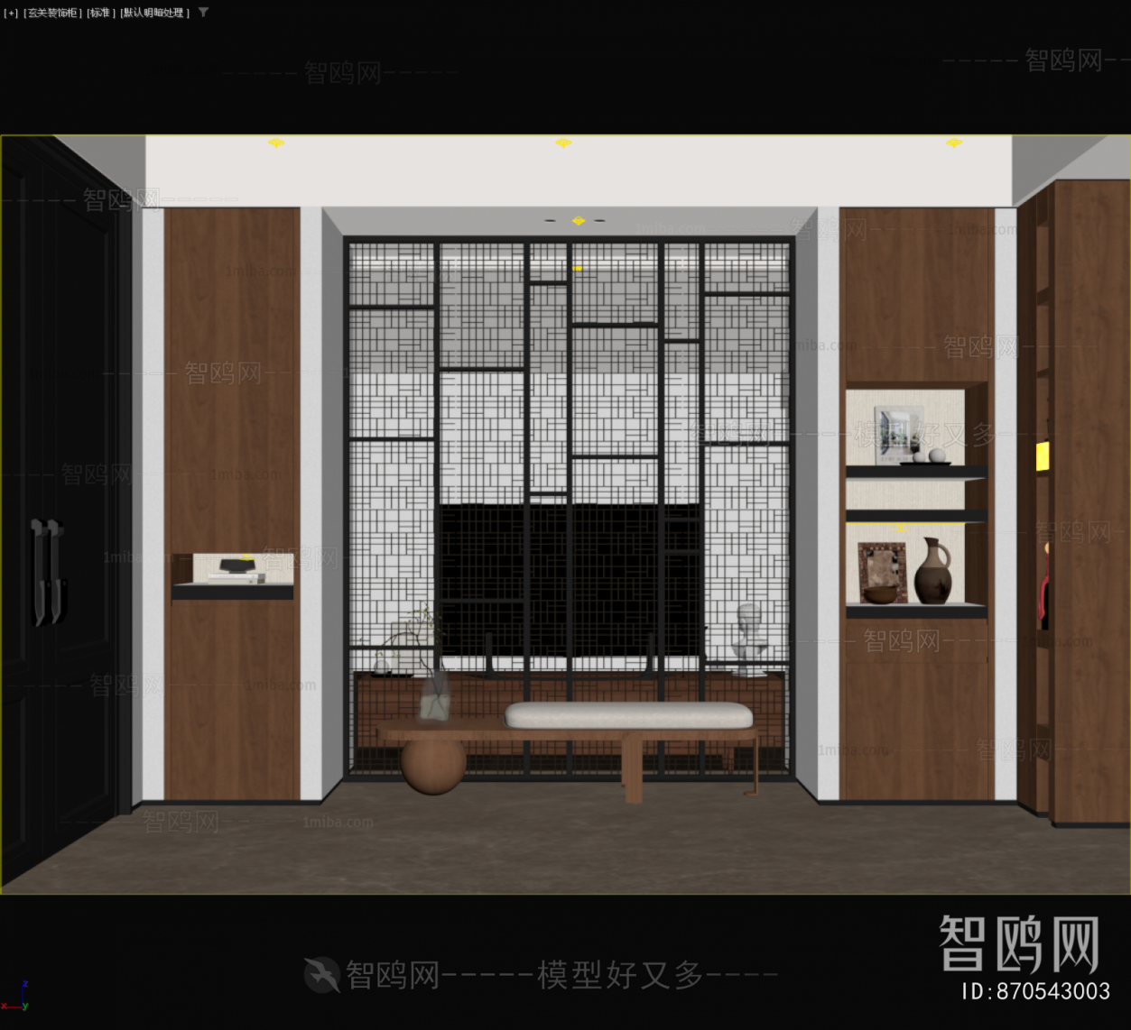New Chinese Style Hallway