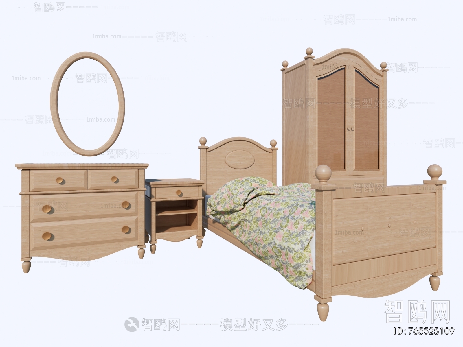 American Style Child's Bed