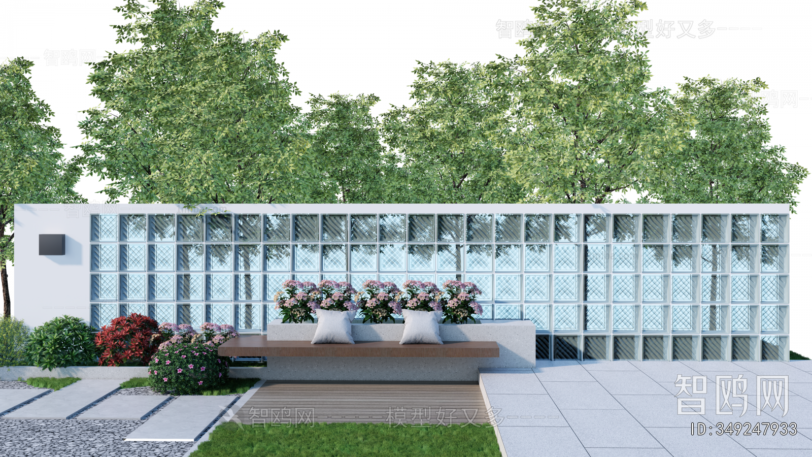 Modern Courtyard/landscape