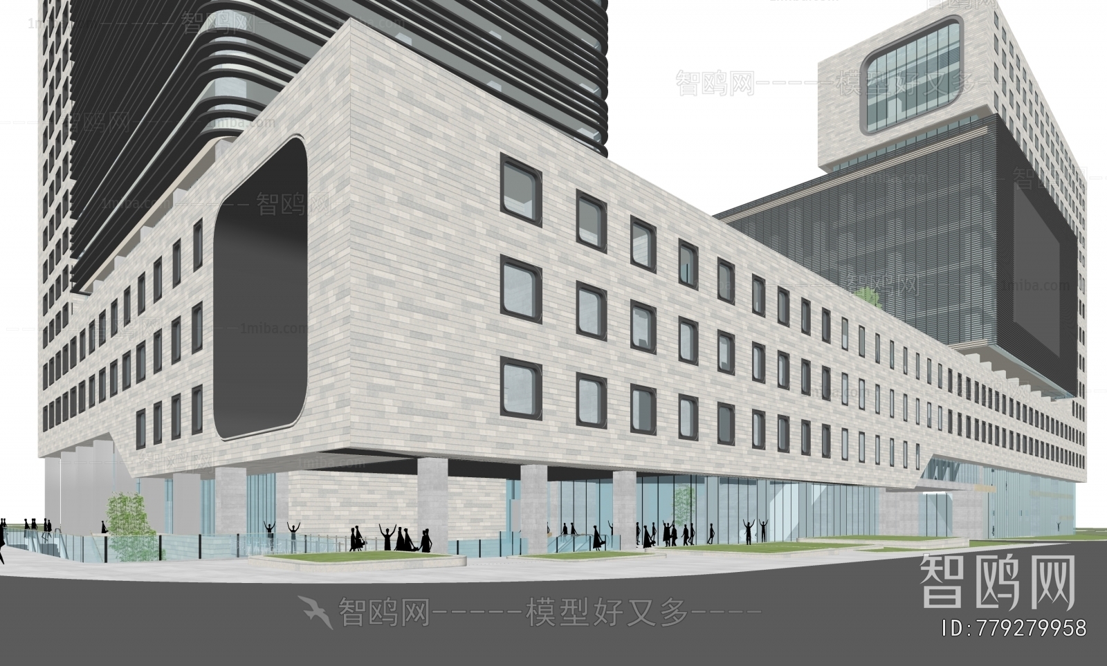 Modern Appearance Of Commercial Building