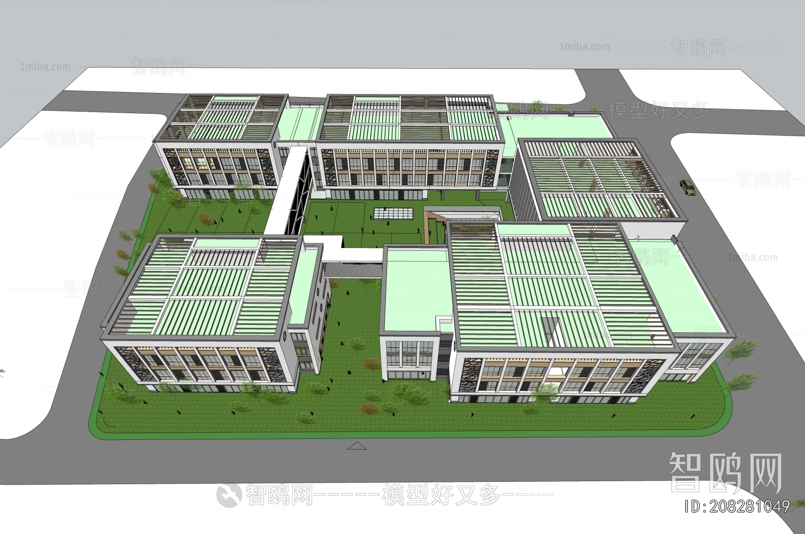 Modern School Building