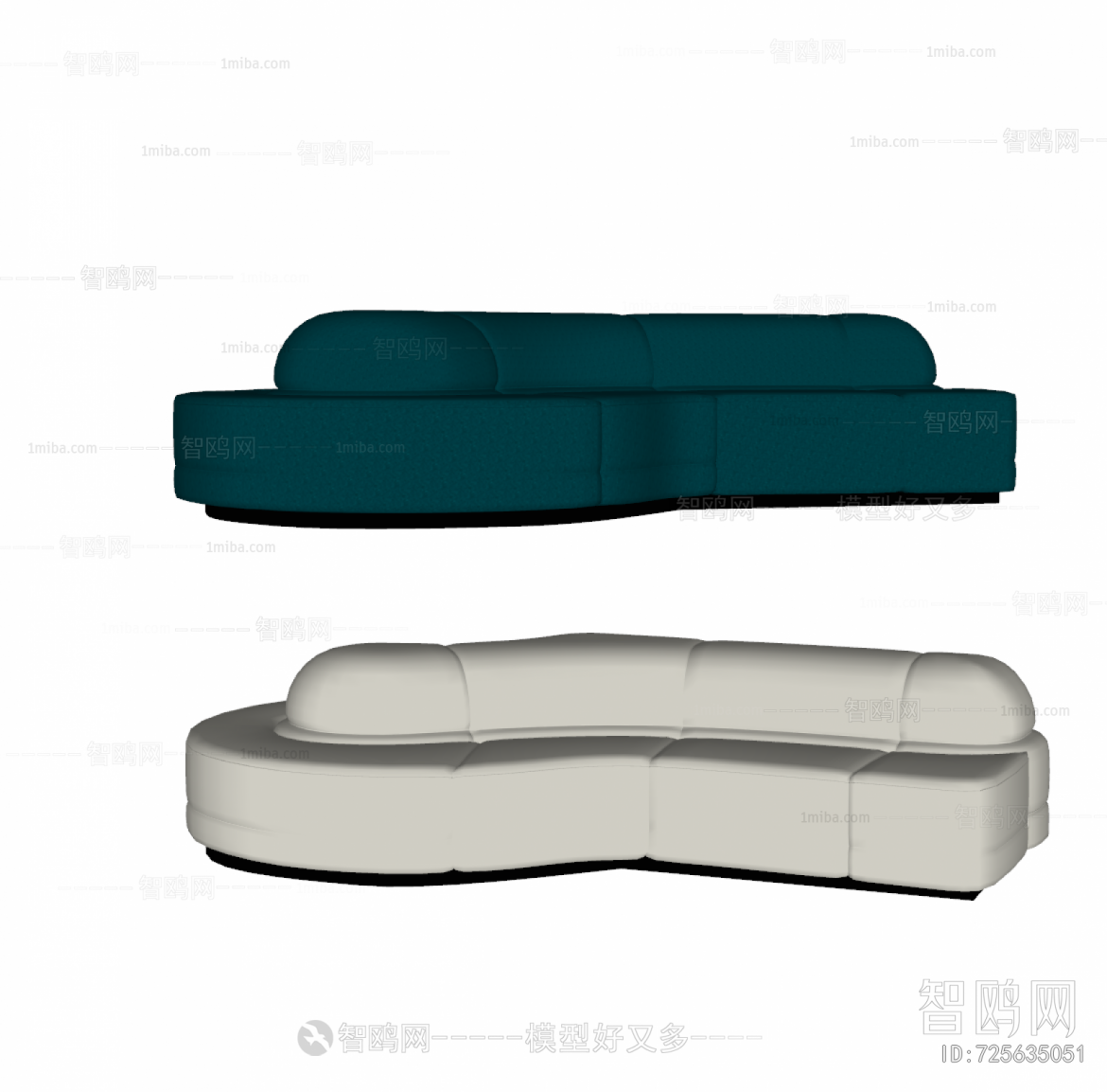 Modern Curved Sofa