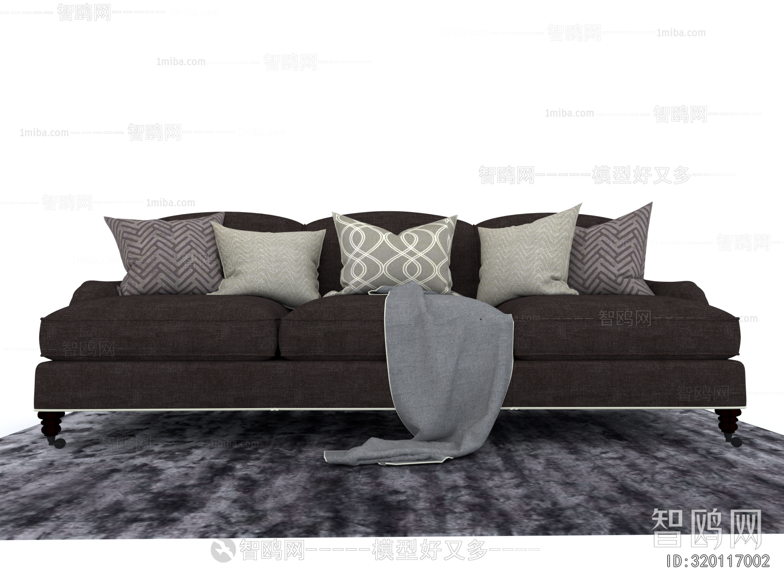 Modern Three-seat Sofa
