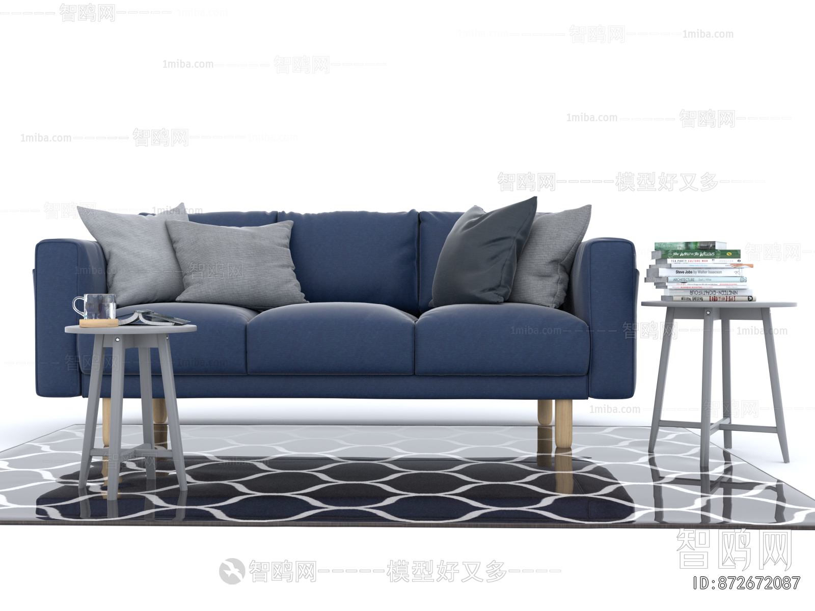 Modern Three-seat Sofa