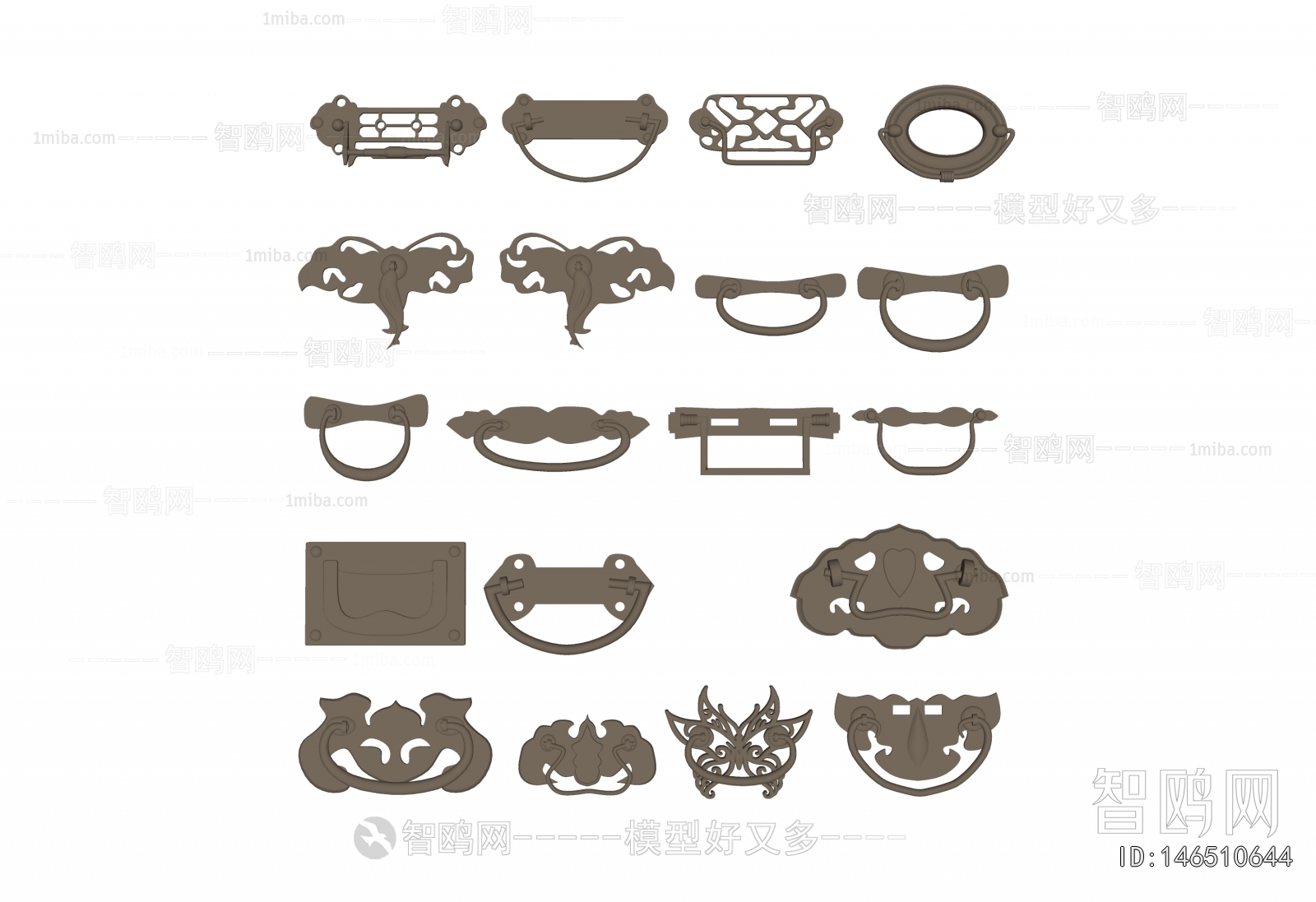 New Chinese Style Door Handle