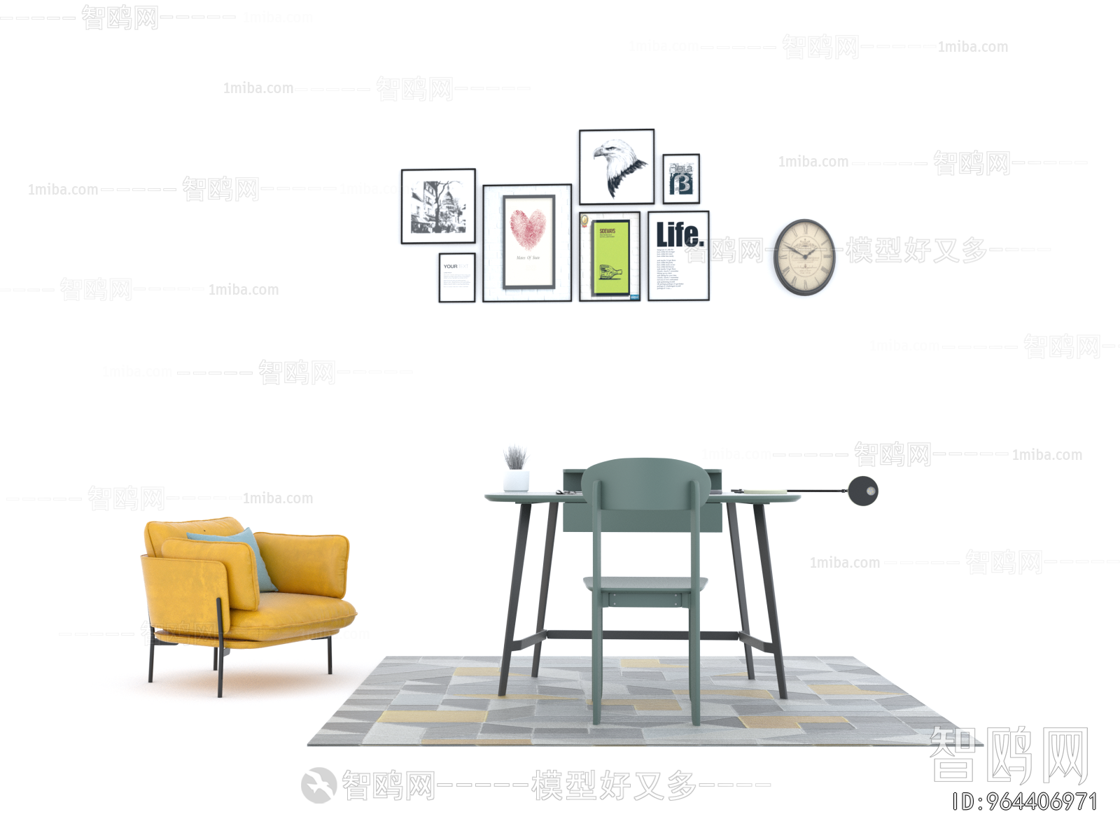 Modern Computer Desk And Chair