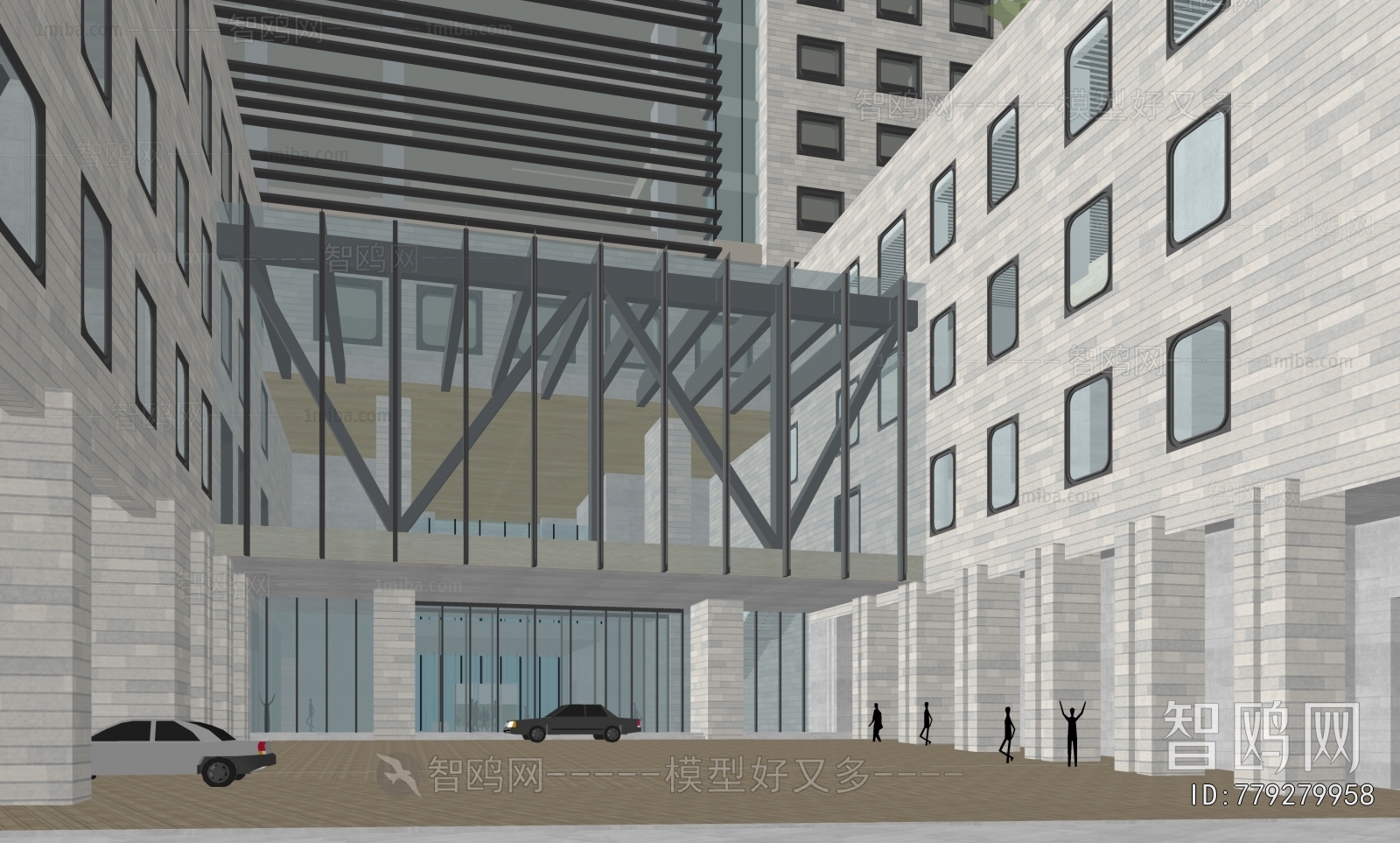 Modern Appearance Of Commercial Building