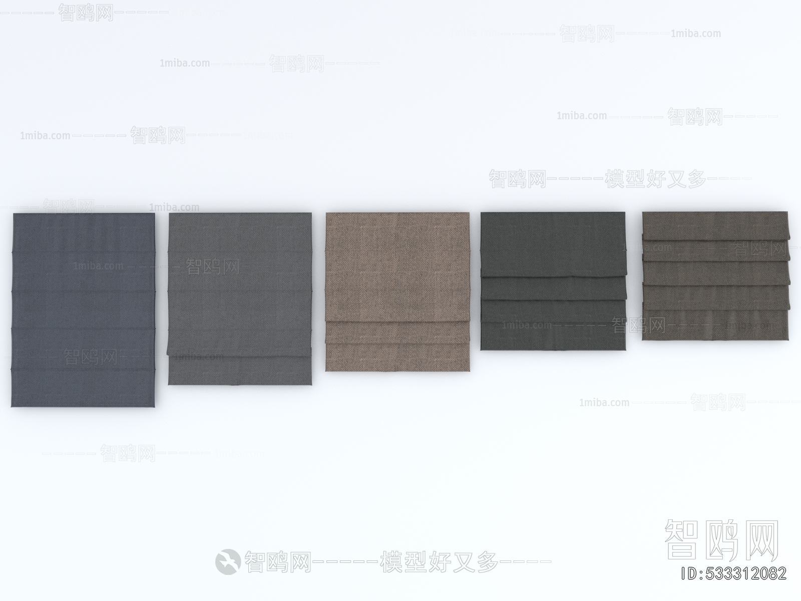 New Chinese Style Roman Curtain