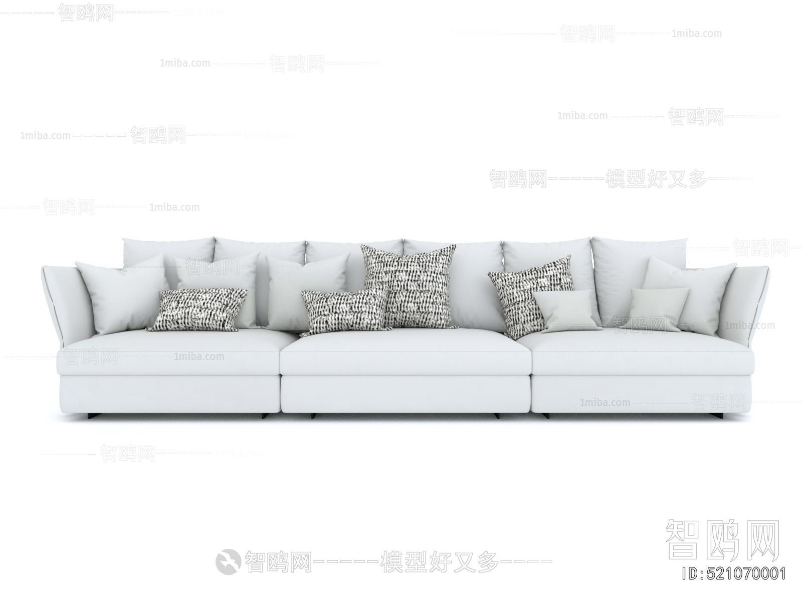 Modern Three-seat Sofa