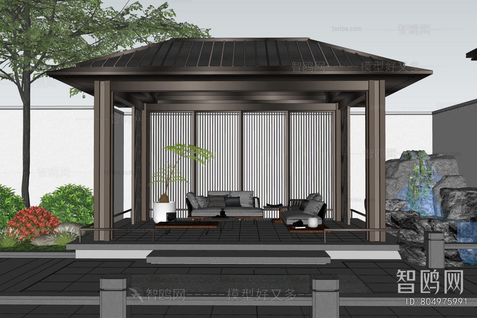 New Chinese Style Courtyard/landscape