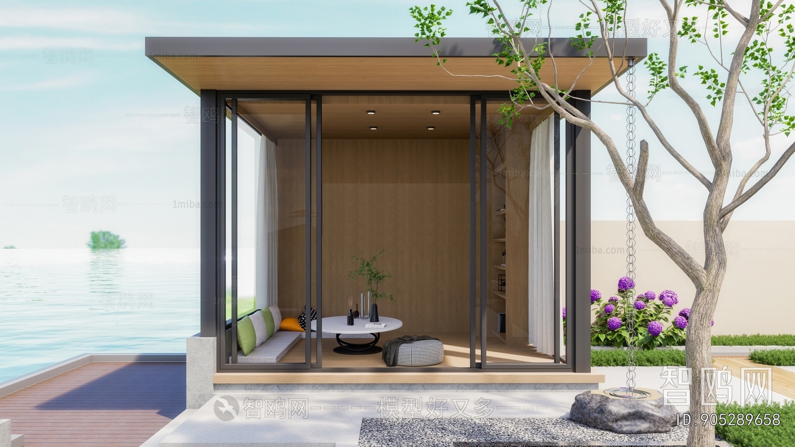 New Chinese Style Courtyard/landscape