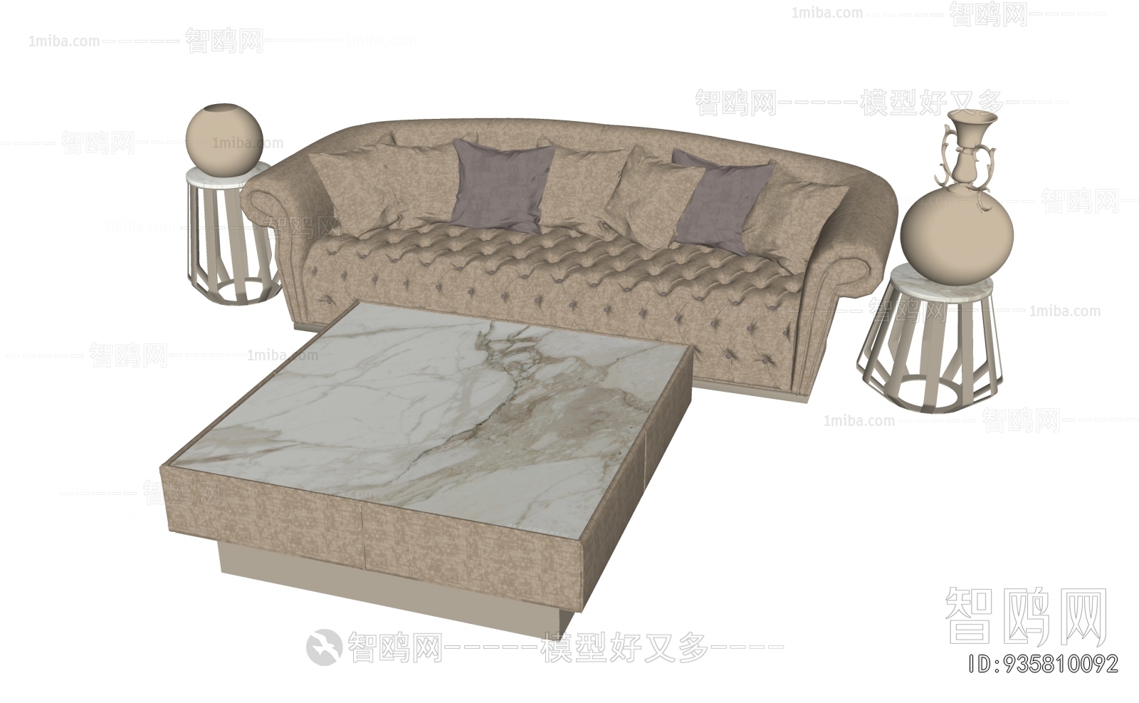 European Style Multi Person Sofa